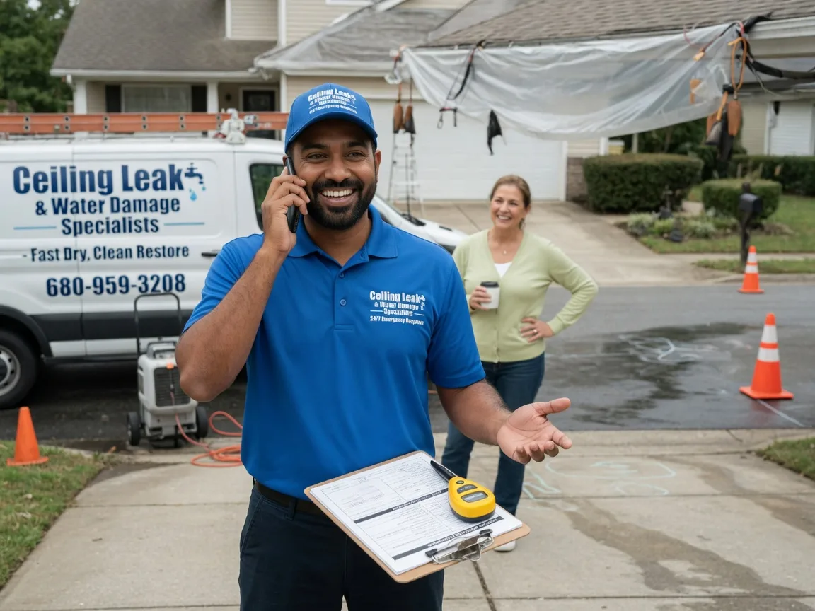 Ceiling Leak Cleanup Troy, MO FAQs